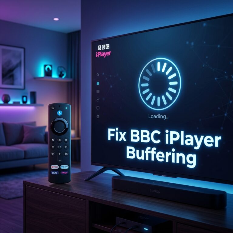 Featured Image showing Firestick and TV buffering fix guide